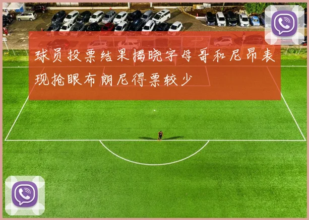 球员投票结果揭晓字母哥和尼昂表现抢眼布朗尼得票较少